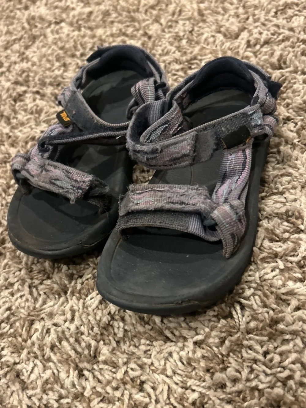TEVA Toddler Sport Sandals Size 8 Gray Purple